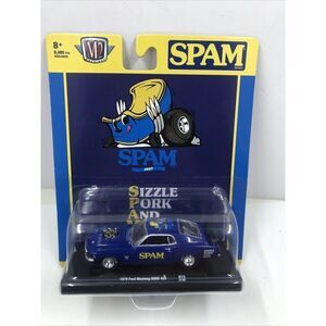 M2 Machines Auto Drivers 1: 64 Scale 1970 Ford Mustang Boss 429 Blue Spam Car